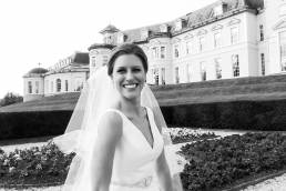 Video Still: Excited bride in front of her wedding venue